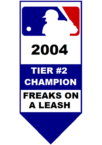 Major League Baseball Pool Tier #2 Champion 2004
