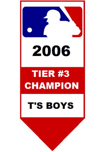 Major League Baseball Pool Tier #3 Champion 2006