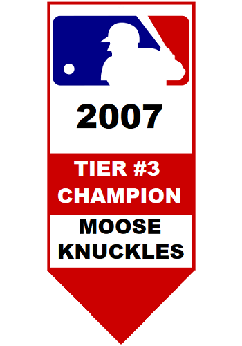 Major League Baseball Pool Tier #3 Champion 2007