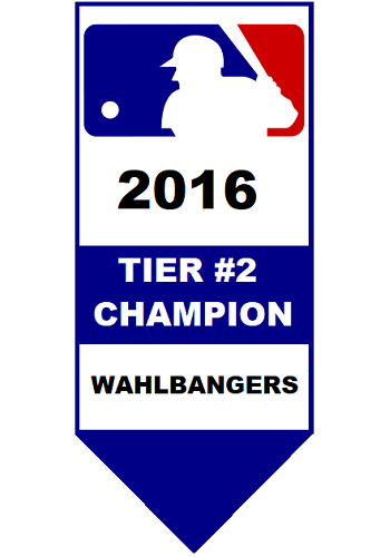 Major League Baseball Pool Tier #2 Champion 2016