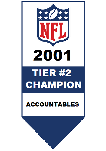 National Football League Tier 2 Champion 2001