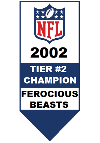 National Football League Tier 2 Champion 2002