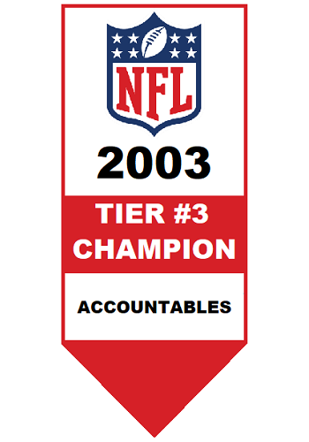 National Football League Tier 3 Champion 2003