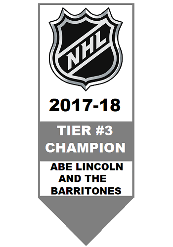 National Hockey League Tier #3 Champion 2017-2018